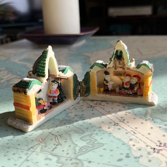 Vintage Hinged Union Tiny Station Ceramic Building - Picture 3 of 8